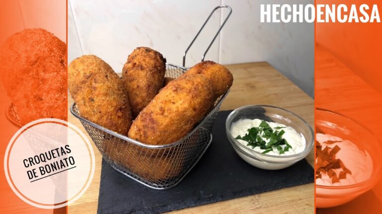 Croquetas horneadas de batata: saludables, suaves y con un toque dulce.