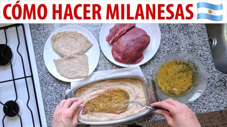 Receta tradicional de milanesas de res para disfrutar en familia.